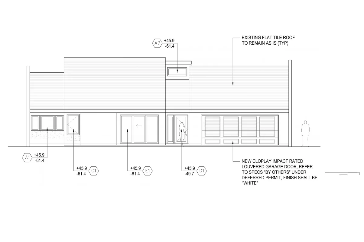 17187 Bay Street, front elevation