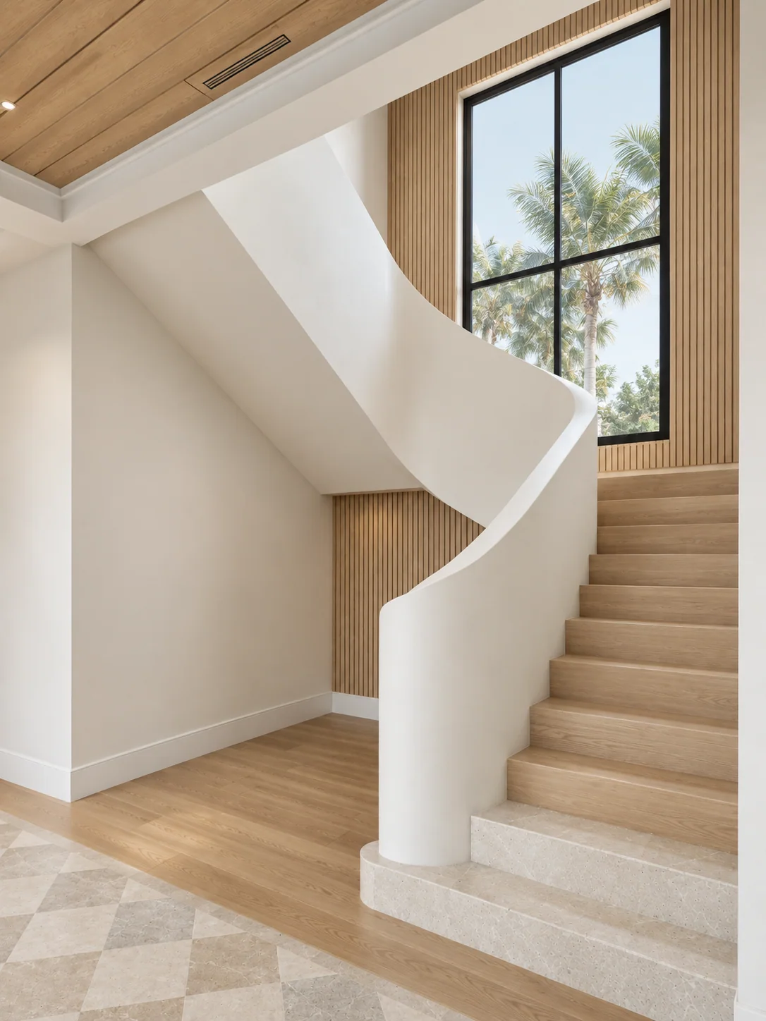 18960 SE Reach Island Lane, stair
