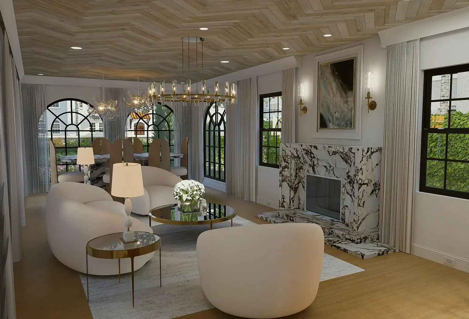 221 Monroe Drive, living room