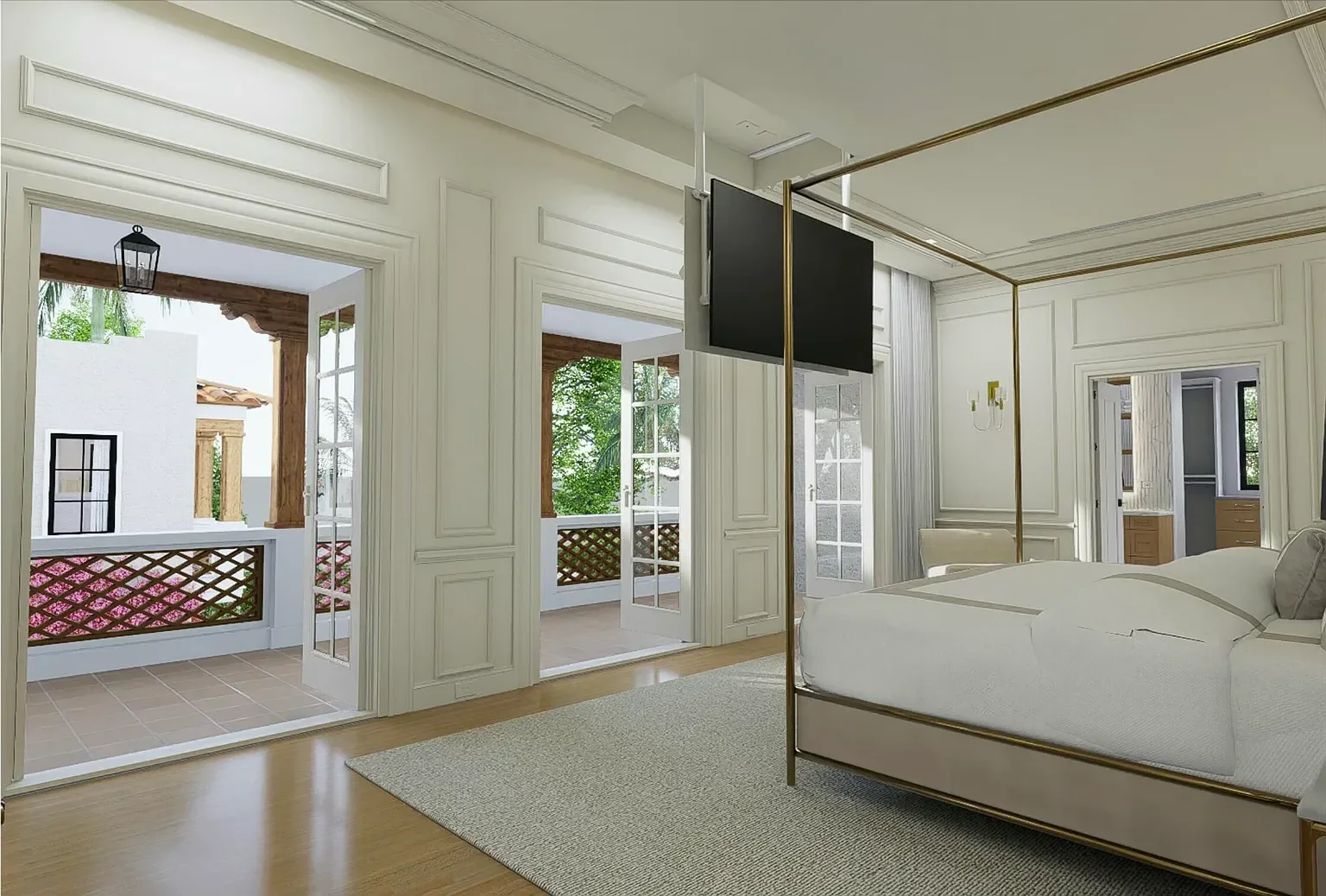 221 Monroe Drive, primary bedroom