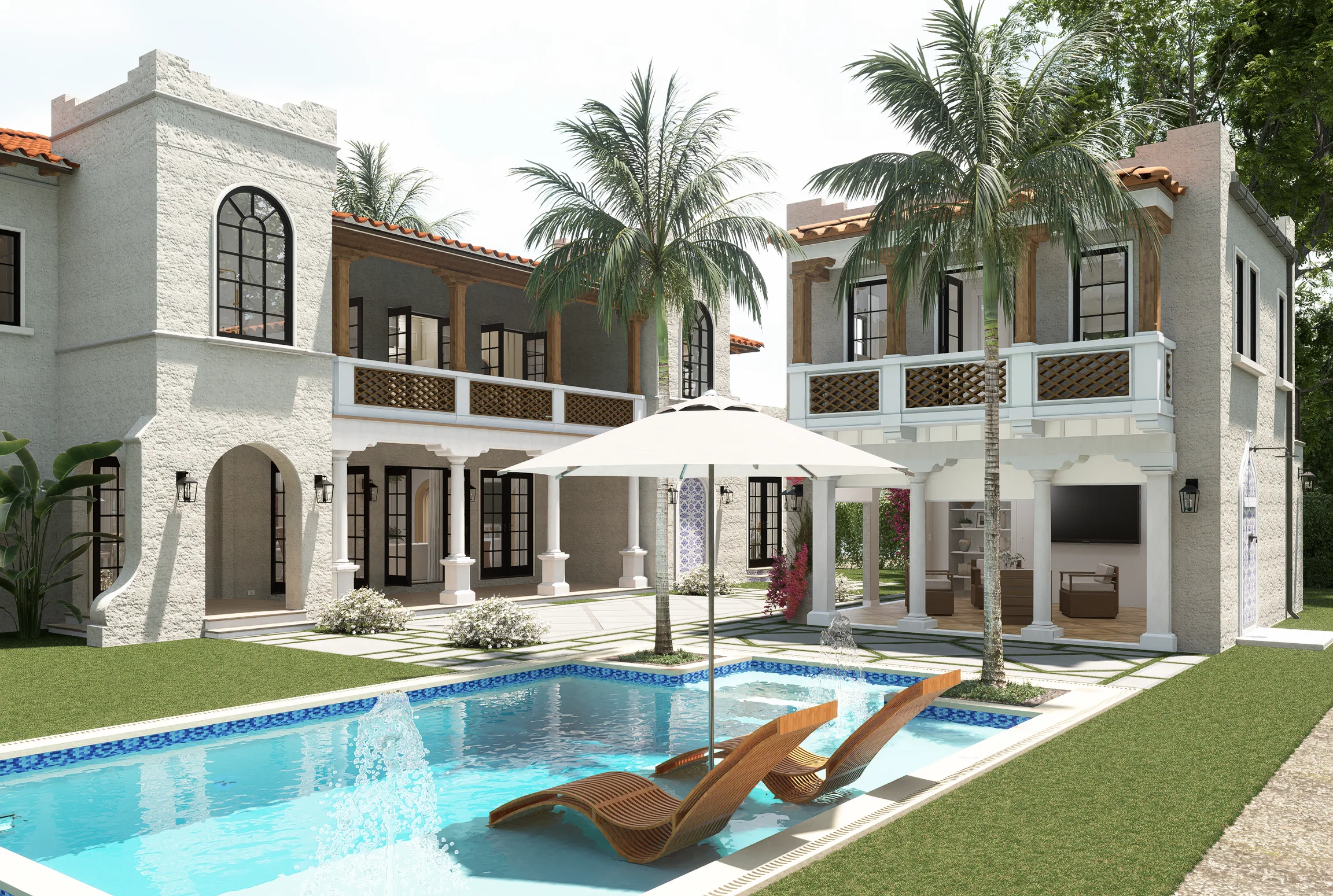 221 Monroe Drive, pool