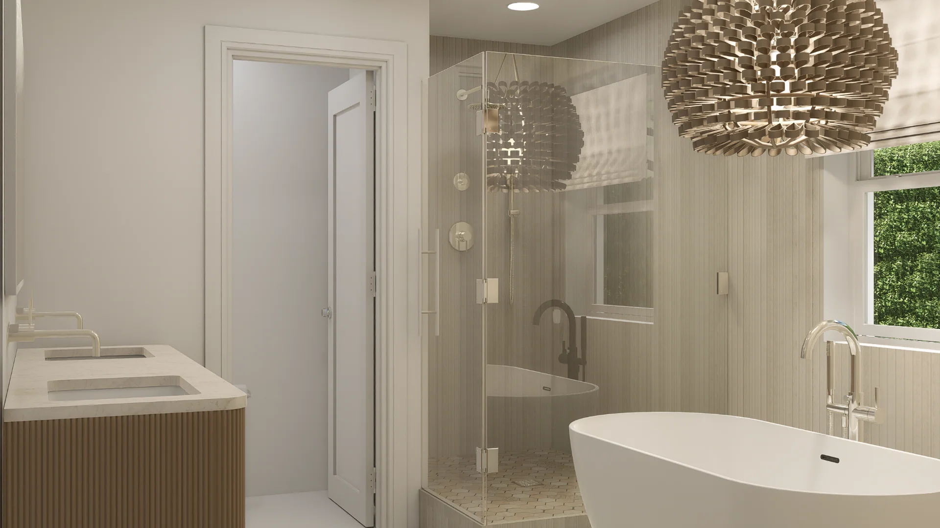 227 Greymon Drive, primary bath, rendering