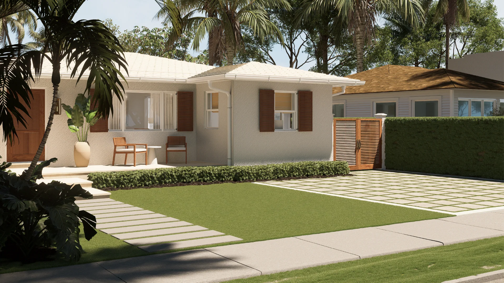 227 Greymon Drive, from the street, rendering