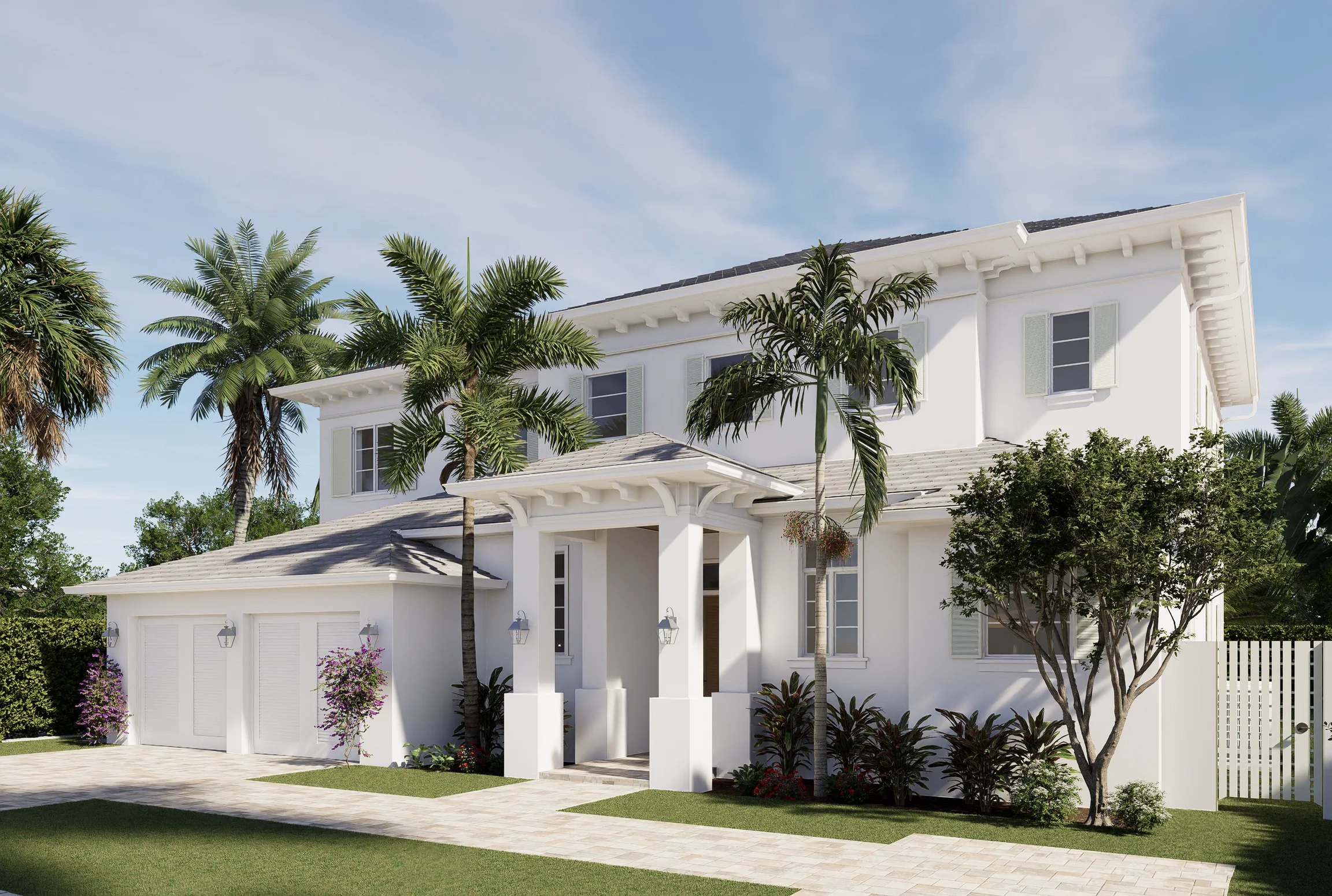 300 Macy Street, front elevation, rendering
