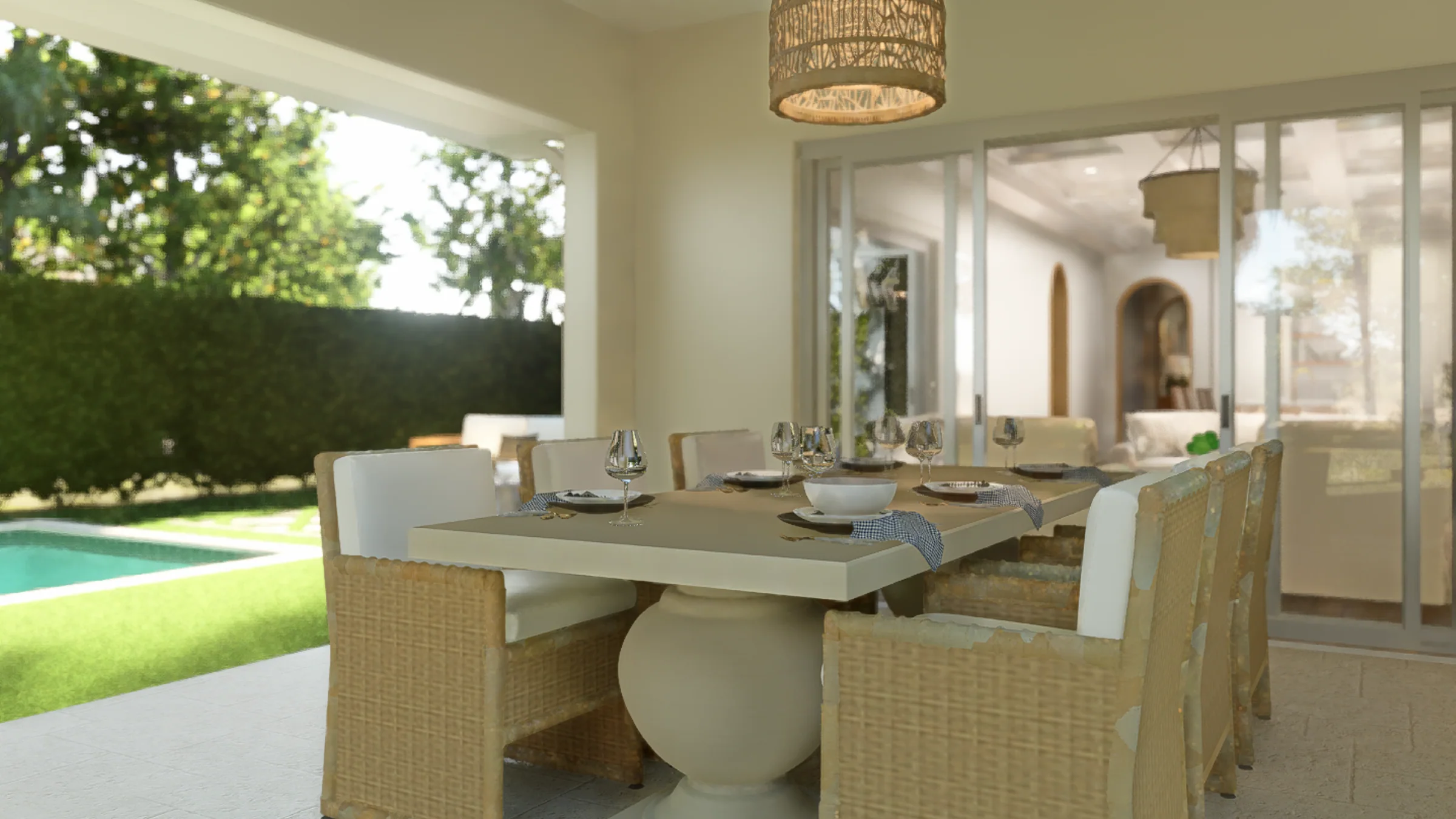 309 Greymon Drive, loggia, rendering
