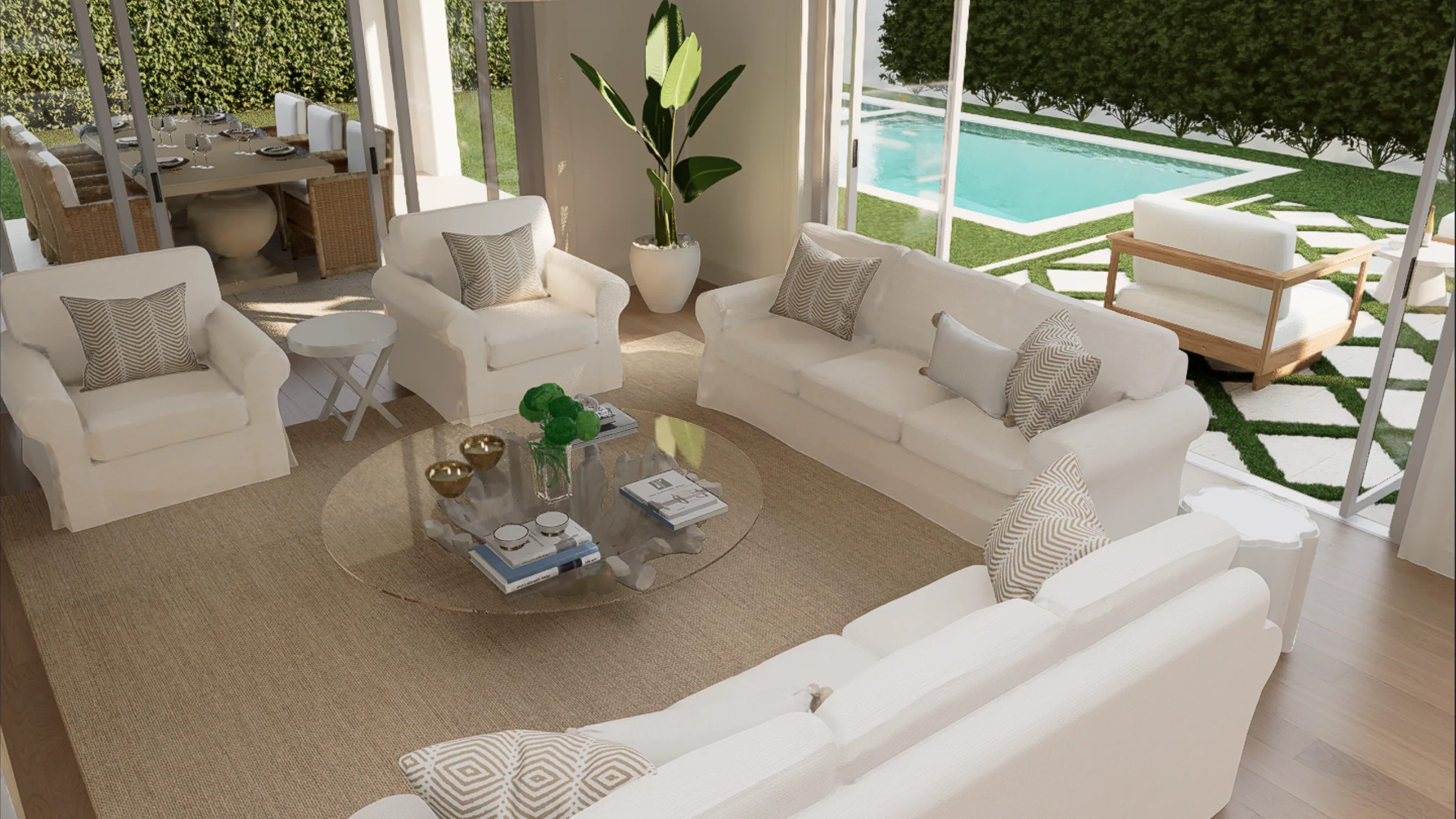 309 Greymon Drive, family room, rendering