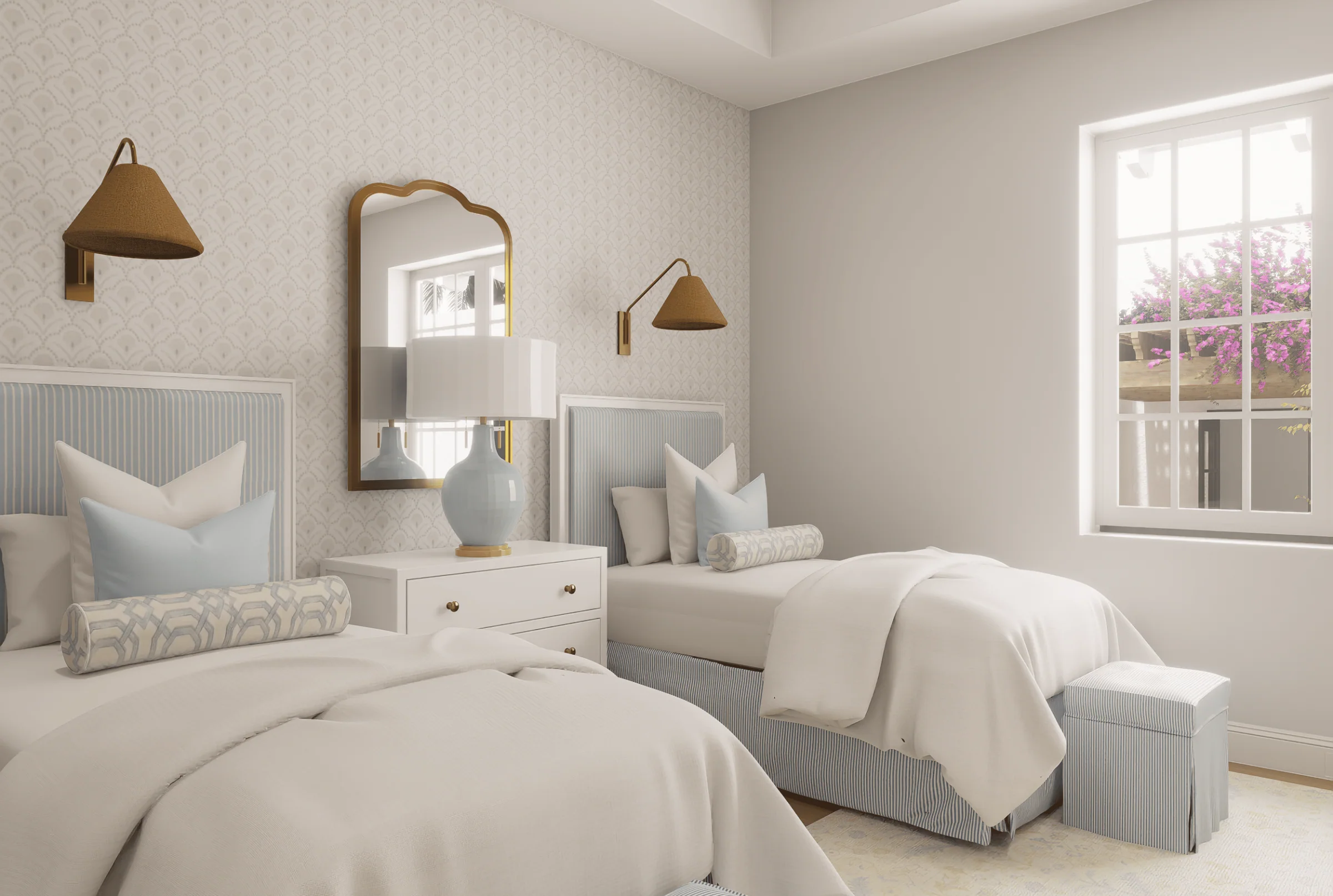 309 Greymon Drive, twin bedroom, rendering