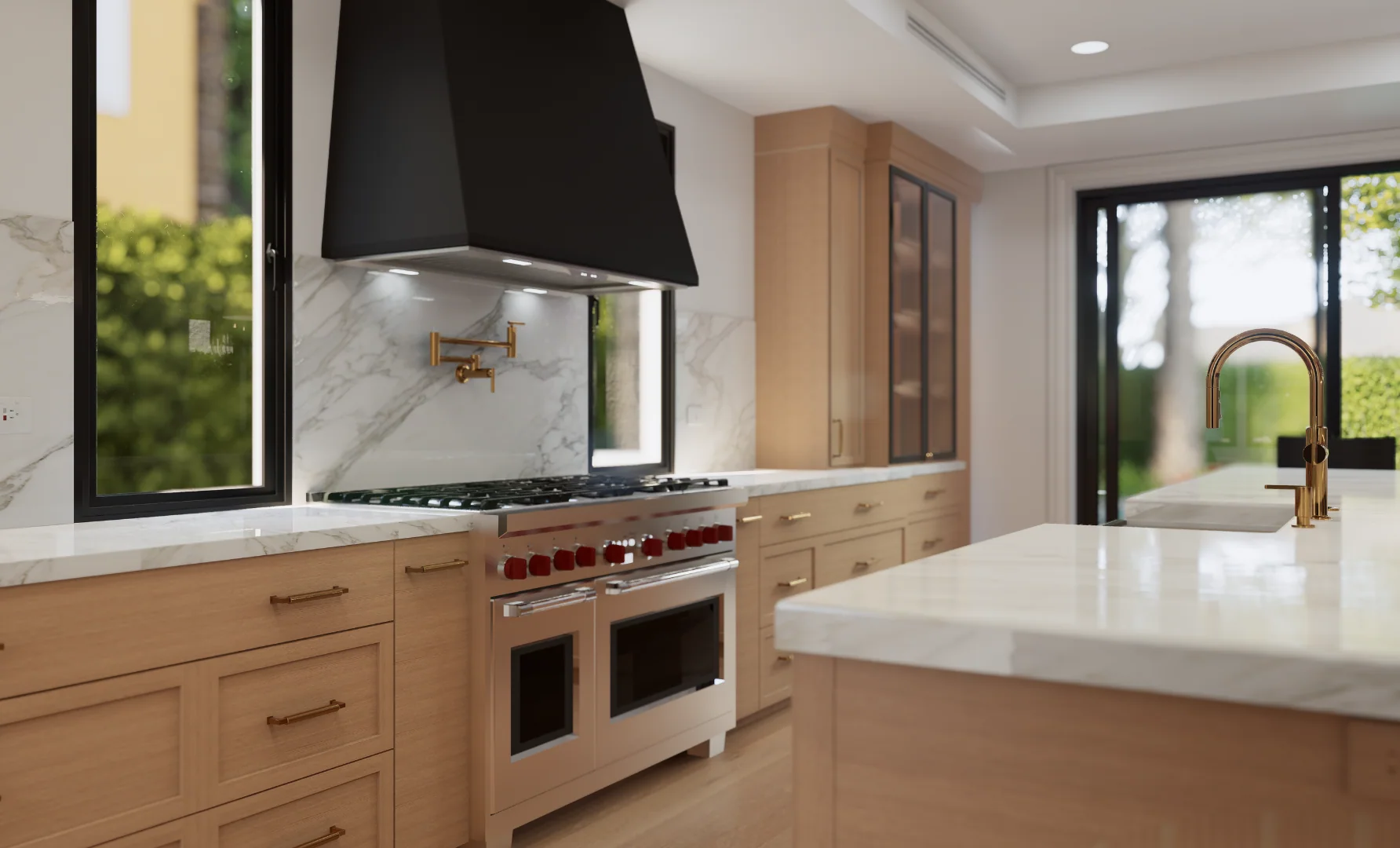 317 Greymon Drive, kitchen, rendering